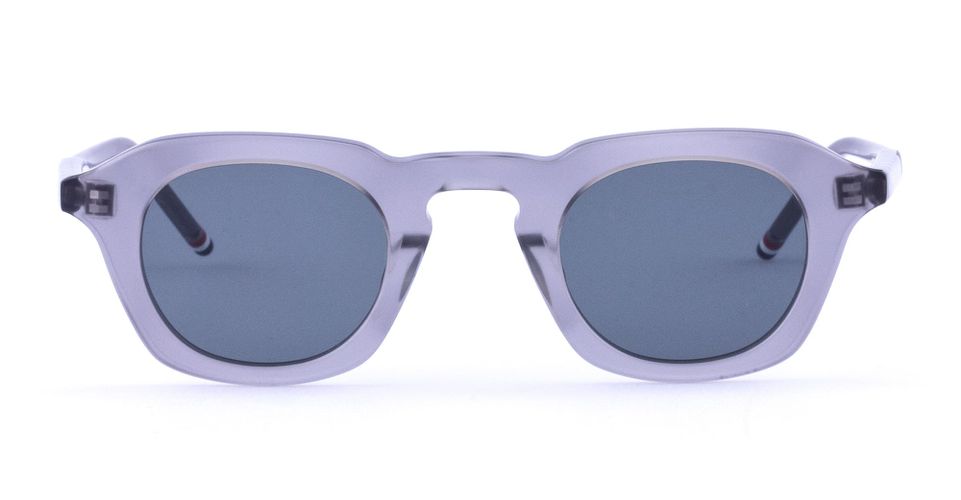 Oval - Satin Crystal Sunglasses - Thom Browne - Modalova