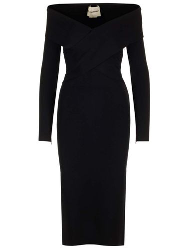 Viscose Knit Midi Dress - Roland Mouret - Modalova