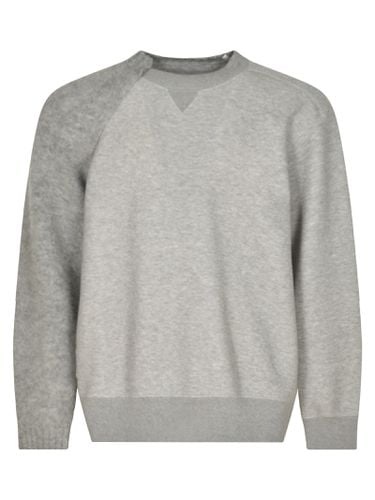 Sacai Round Neck Sweater - Sacai - Modalova