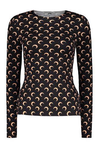 Printed Long-sleeve Top - Marine Serre - Modalova