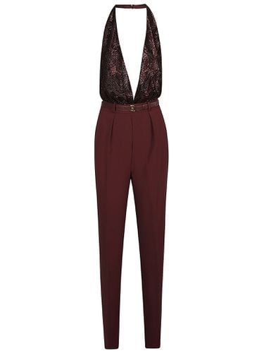 Elisabetta Franchi Belted Jumpsuit - Elisabetta Franchi - Modalova