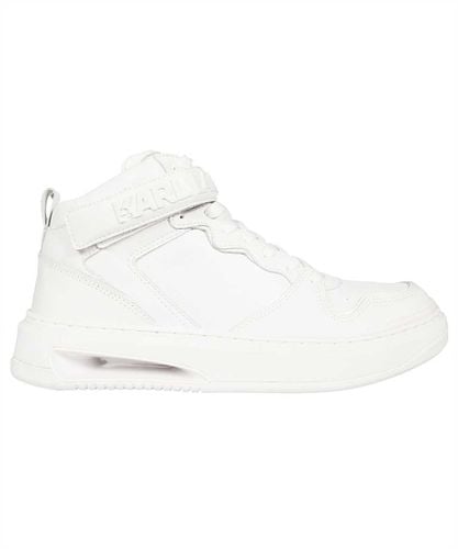 Logo Detail Leather Sneakers - Karl Lagerfeld - Modalova