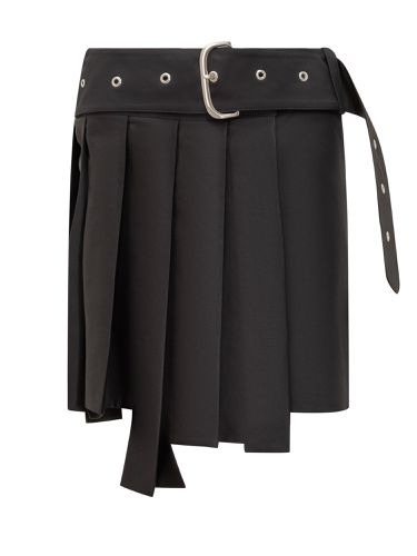 Off-White Pleated Skirt - Off-White - Modalova