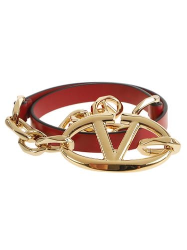 Belt H. 15 Vlogo The Bold Edition Box Calf Chain Logo - Valentino Garavani - Modalova