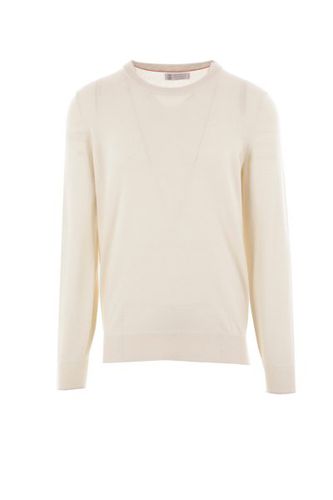 Crewneck Knitted Jumper - Brunello Cucinelli - Modalova