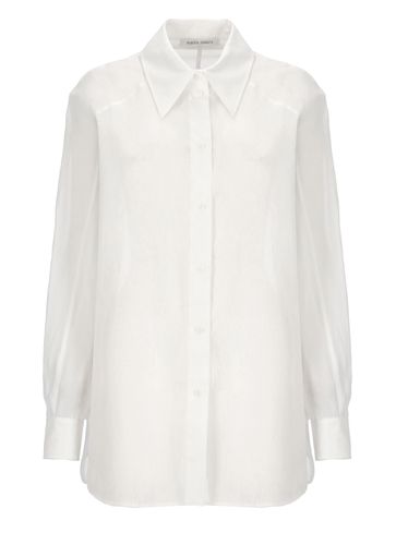 Classic Organdy Shirt - Alberta Ferretti - Modalova