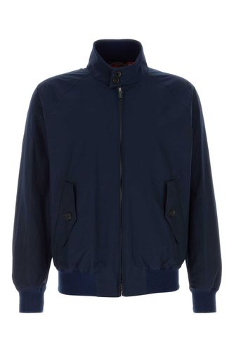 Navy Blue Polyester Blend G9 Harrington Jacket - Baracuta - Modalova