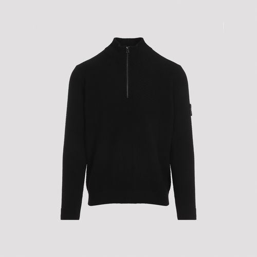 Geelong Wool Half Zip Sweater - Stone Island - Modalova