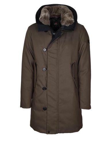 Parka Kasa Ki 03 In Water-repellent Fabric Green Color - Peuterey - Modalova