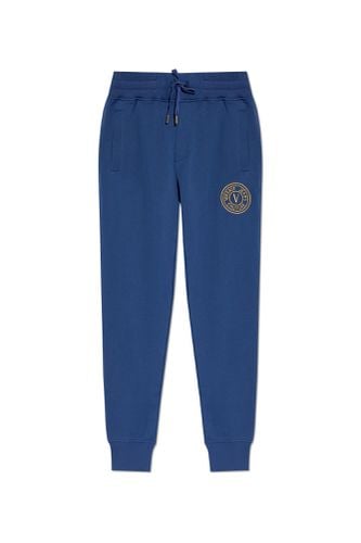 Pants With Logo - Versace Jeans Couture - Modalova