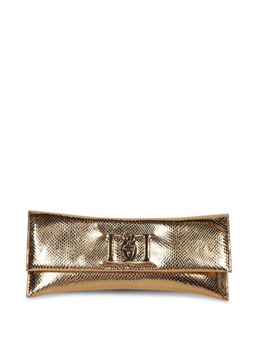 Logo Plaque Foldover Top Clutch Bag - Dsquared2 - Modalova