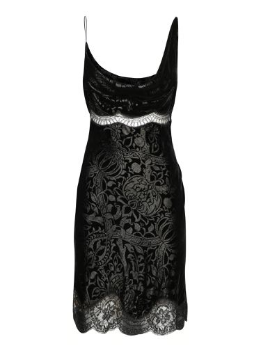 San Marco Velvet Mini Dress - Roberto Cavalli - Modalova