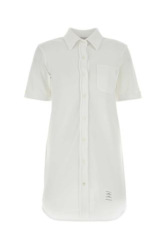 Piquet Mini Shirt Dress - Thom Browne - Modalova