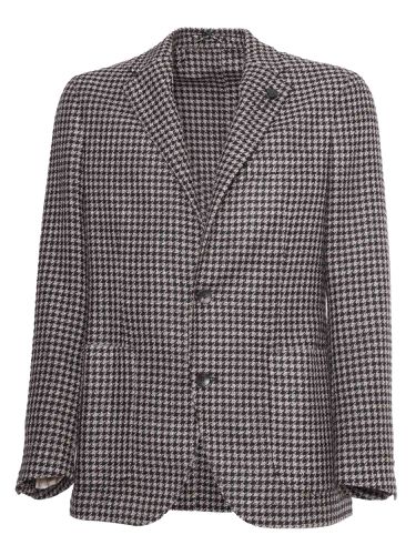 Lardini Houndstooth Jacket - Lardini - Modalova