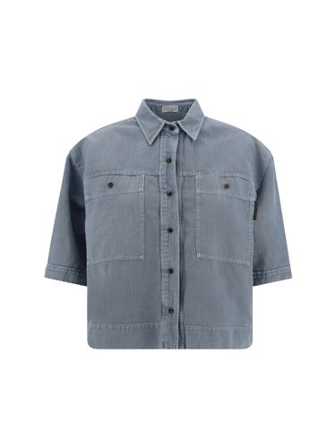 Cotton Linen Shirt - Brunello Cucinelli - Modalova