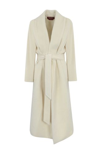 Usa Coat In Alpaca And Wool - Max Mara Studio - Modalova