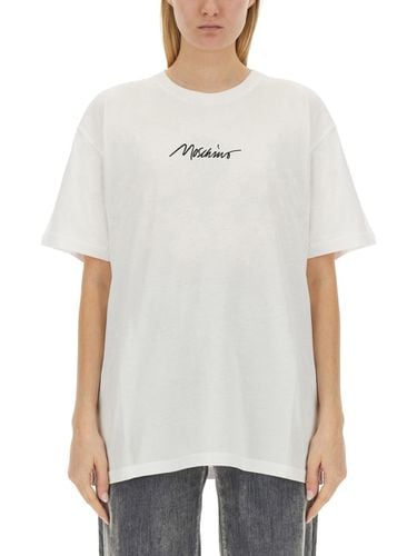 Moschino T-shirt Con Logo - Moschino - Modalova