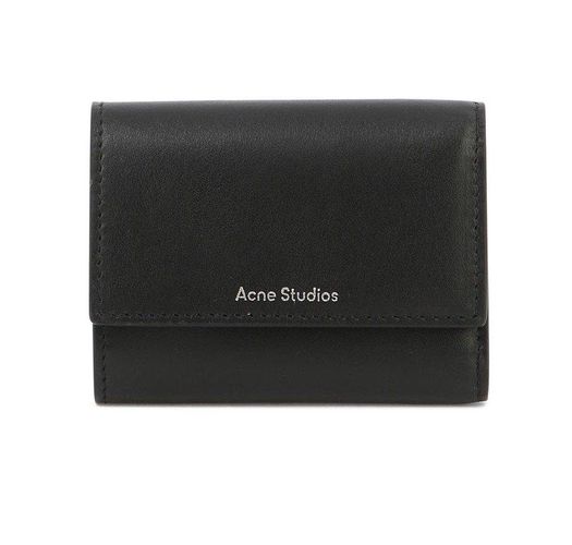 Logo Detailed Tri-fold Wallet - Acne Studios - Modalova