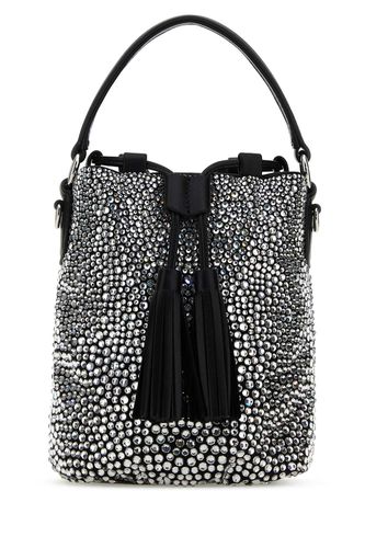 Embellished Satin Bucket Bag - Miu Miu - Modalova