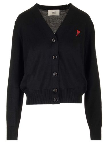 V-neck Cardigan - Ami Alexandre Mattiussi - Modalova