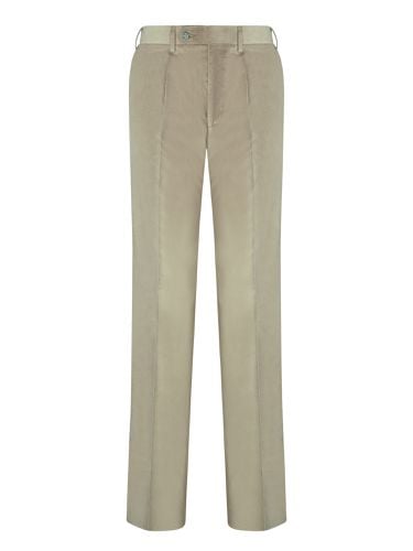 Canali Taupe Corduroy Trousers - Canali - Modalova