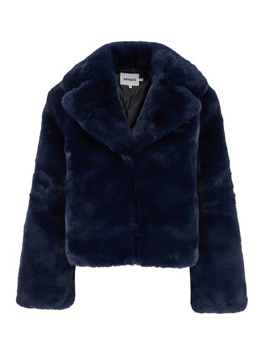 Miller Short Coat With Revers In Eco Fur Woman - Apparis - Modalova