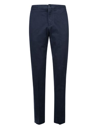 Elastic High Waist Plain Trousers - Kiton - Modalova