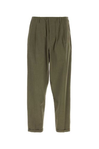 Magliano Army Green Cotton Pant - Magliano - Modalova