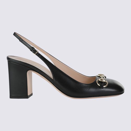 Gucci Black Leather Pumps - Gucci - Modalova