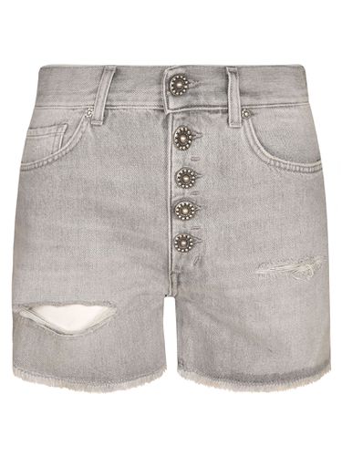 Dondup Ripped Denim Shorts - Dondup - Modalova