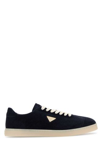 Prada Blue Suede Sneakers - Prada - Modalova