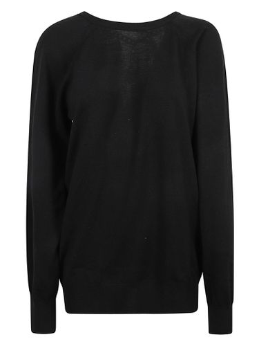 Moschino Round Neck Sweater - Moschino - Modalova