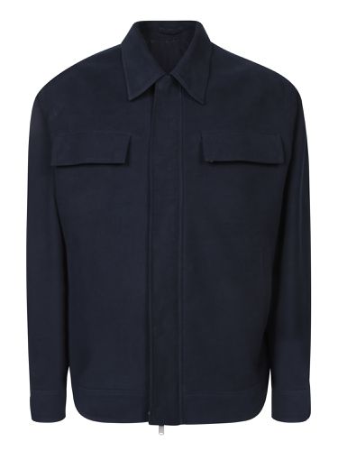 Lardini Blue Cotton Overshirt - Lardini - Modalova