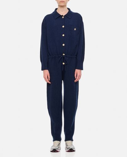 Cashmere Front Buttoned Jumpsuit - Barrie - Modalova