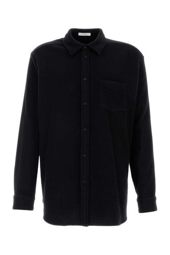 Black Stretch Cashmere Blend Ezra Shirt - The Row - Modalova