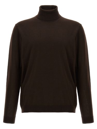 Wool Turtleneck Sweater - Roberto Collina - Modalova