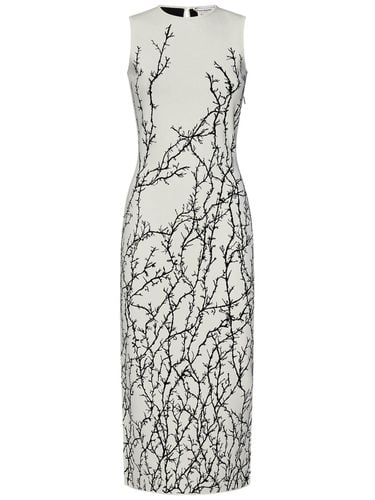 Thorn Branches Knitted Sleeveless Midi Dress - Alexander McQueen - Modalova