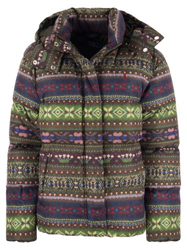 Printed Down Jacket - Polo Ralph Lauren - Modalova