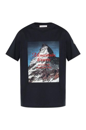 Moncler Mountain Motif T-shirt - Moncler - Modalova