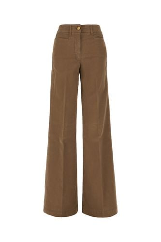 Brown Stretch Cotton Pants - The Seafarer - Modalova