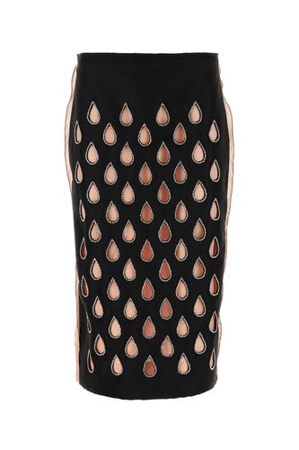 Gucci Two-tone Silk Skirt - Gucci - Modalova