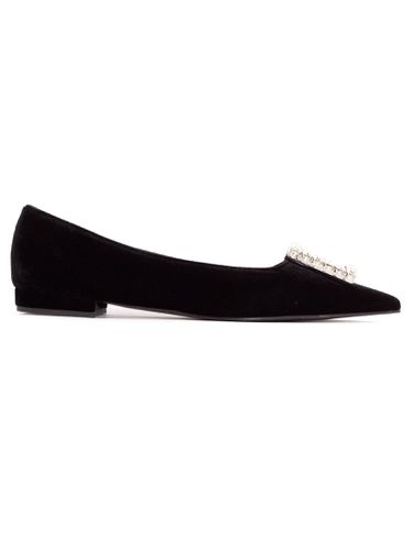 Amaia Velvet Ballerina Shoes - Roberto Festa - Modalova