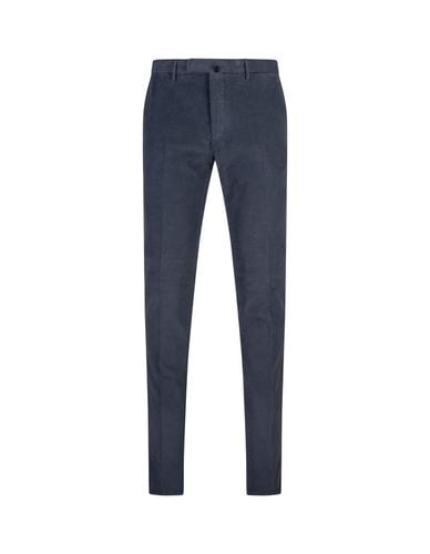 Corduroy Slim Fit Trousers - Incotex - Modalova