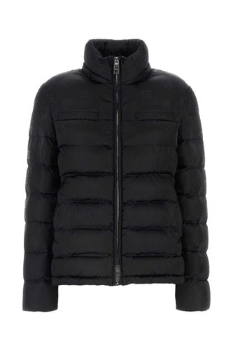 Black Satin Down Jacket - Dolce & Gabbana - Modalova