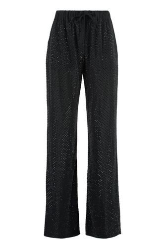 Petal Trousers With Rhinestones - Parosh - Modalova