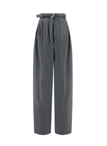 Belted Straight Leg Trousers - SportMax - Modalova