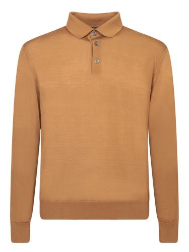 High Performance Light Brown Polo Shirt - Zegna - Modalova