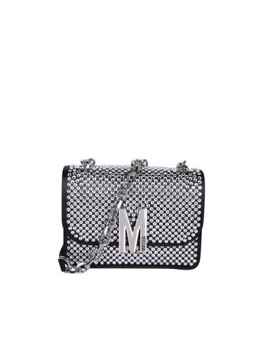 Moschino Rhinestone Black M Bag - Moschino - Modalova