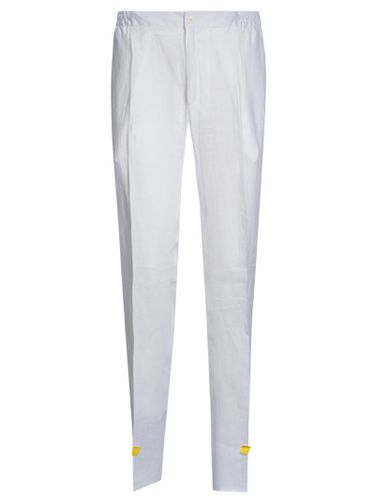 Ribbed Waist Buttoned Trousers - Kiton - Modalova