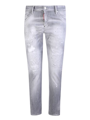 Light Sexy Twist Distressed Jeans - Dsquared2 - Modalova